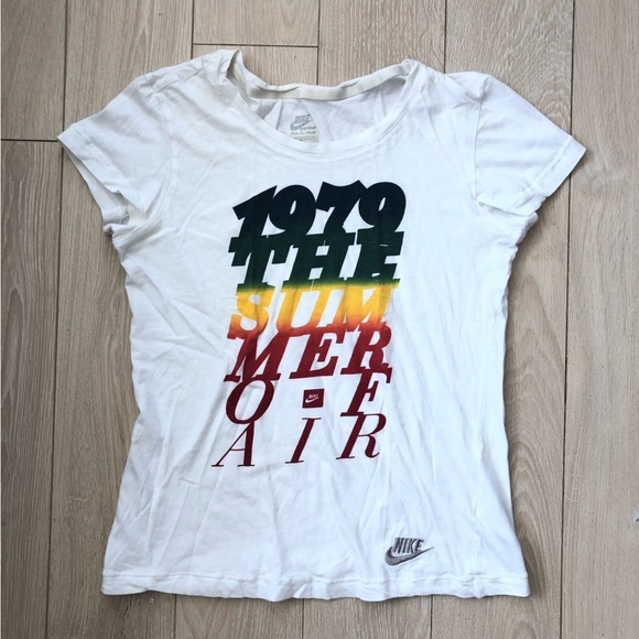 Nike 1979 The Summer of Air Logo Embroidered T Shirt Women’s Size XS - Picture 1 of 9
